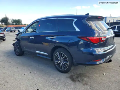 5N1DL0MN7JC521081 — 2018 Infiniti QX60, фото 2 с аукциона Copart, Передняя часть