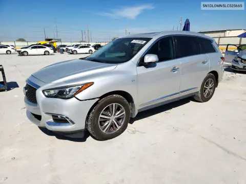 5N1DL0MN5LC525665 — 2020 Infiniti QX60, Передняя часть, фото до ремонта