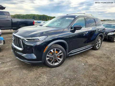 5N1DL1FS3NC339134 — 2022 Infiniti QX60, Сторона, фото до ремонта