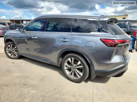 5N1DL1FS3PC352808 — 2023 Infiniti QX60, фото 2 с аукциона Copart, Боковая часть