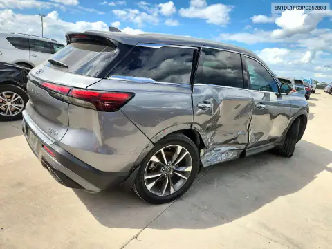 5N1DL1FS3PC352808 — 2023 Infiniti QX60, фото 3 с аукциона Copart, Боковая часть