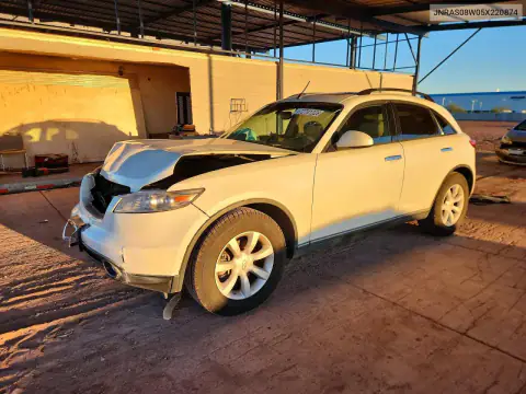 JNRAS08W05X220874 — 2005 Infiniti QX70, Передняя часть, фото до ремонта