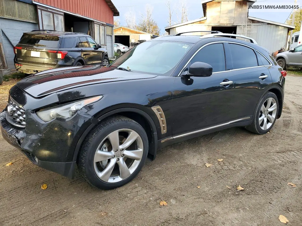 2010 Infiniti Fx50 Base VIN JN8BS1MW6AM830455 фото 1
