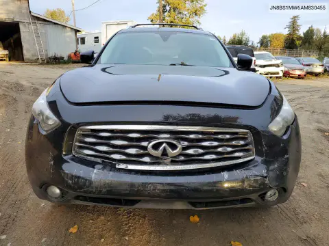 2010 Infiniti Fx50 Base VIN JN8BS1MW6AM830455 фото 5