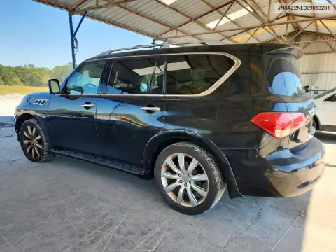 JN8AZ2NE0E9063231 — 2014 Infiniti QX80, фото 2 с аукциона Copart, Передняя часть