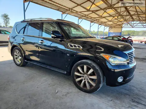 JN8AZ2NE0E9063231 — 2014 Infiniti QX80, фото 4 с аукциона Copart, Передняя часть