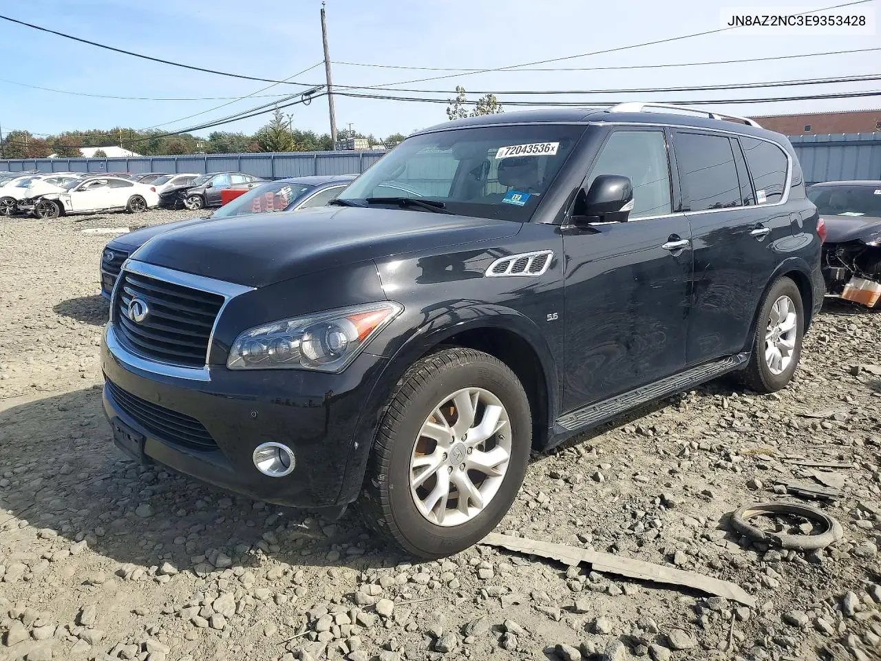 2014 Infiniti Qx80 Base VIN JN8AZ2NC3E9353428 фото 1