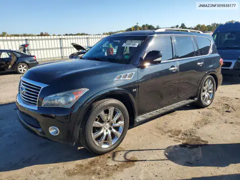 JN8AZ2NF3E9555177 — 2014 Infiniti QX80, Мелкие вмятины и царапины, фото до ремонта