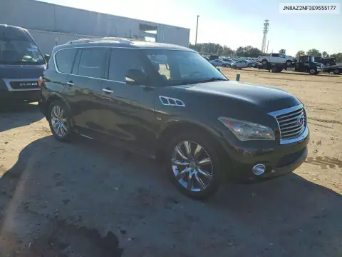 JN8AZ2NF3E9555177 — 2014 Infiniti QX80, фото 4 с аукциона Copart, Мелкие вмятины и царапины
