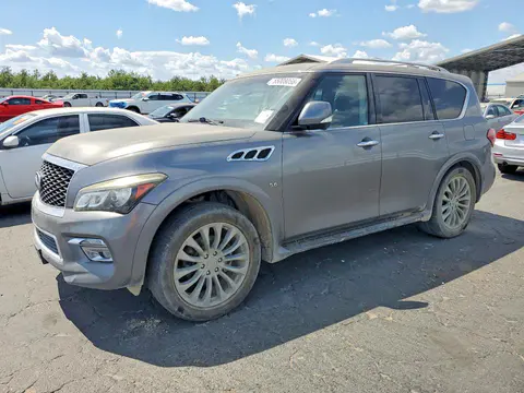 JN8AZ2NC6F9370841 — 2015 Infiniti QX80, Задняя часть (Rear End), фото до ремонта