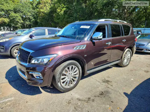 JN8AZ2NF1F9572786 — 2015 Infiniti QX80, Сторона, фото до ремонта