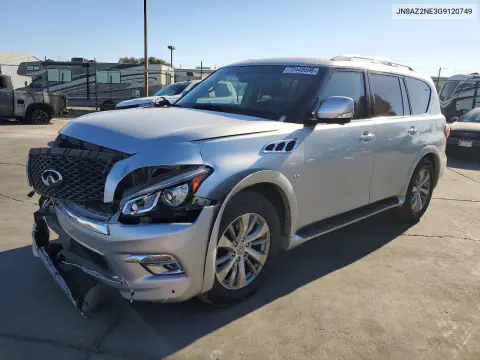 JN8AZ2NE3G9120749 — 2016 Infiniti QX80, Передняя часть, фото до ремонта