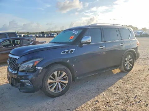 JN8AZ2NF5H9641773 — 2017 Infiniti QX80, Передняя часть (Front End), фото до ремонта
