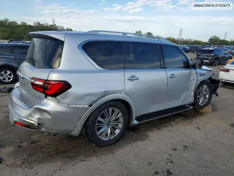 2020 Infiniti Qx80 Luxe VIN JN8AZ2NF3L9702675 фото 3