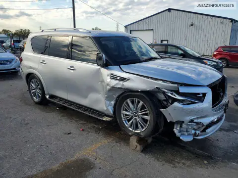 2020 Infiniti Qx80 Luxe VIN JN8AZ2NF3L9702675 фото 4