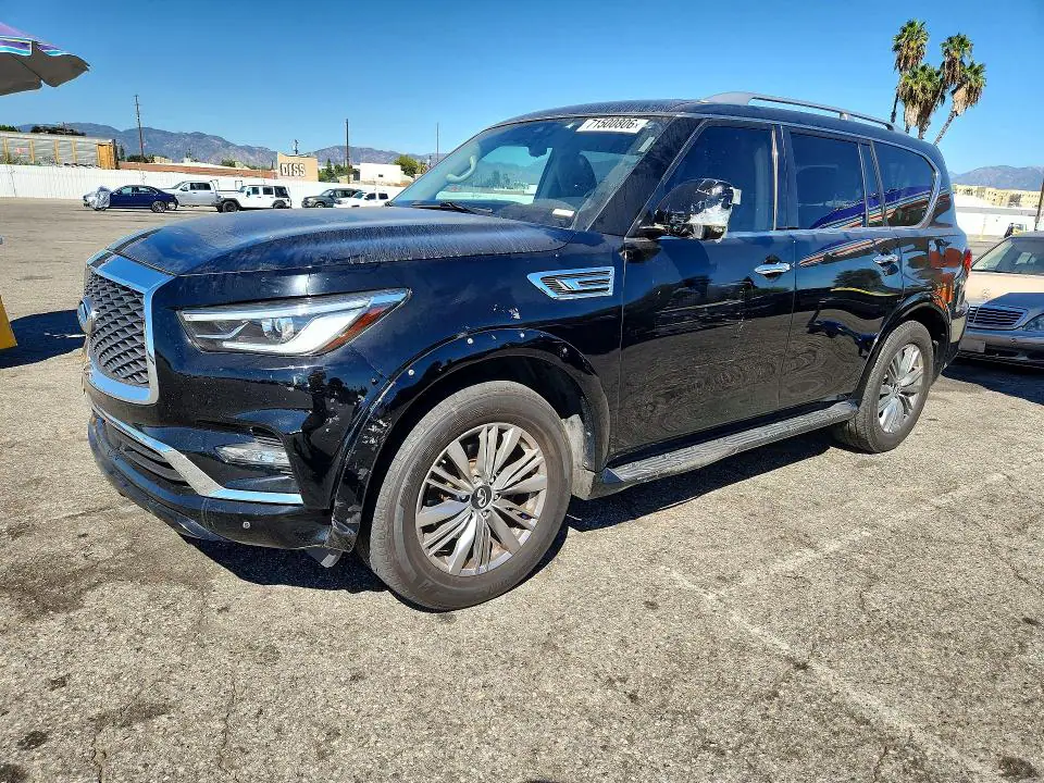 JN8AZ2AFXM9719027 Infiniti QX80 2021 — повреждение Передняя часть, фото до ремонта