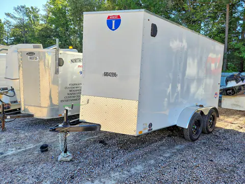 4RAVS1223SG019962 — 2025 Interstate Enclosed Cargo, Мелкие вмятины и царапины (Minor Dent/Scratches), фото до ремонта