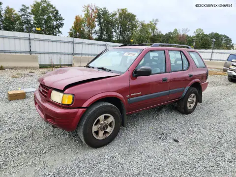 4S2CK58W5X4346954 — 1999 Isuzu Rodeo, Передняя часть, фото до ремонта