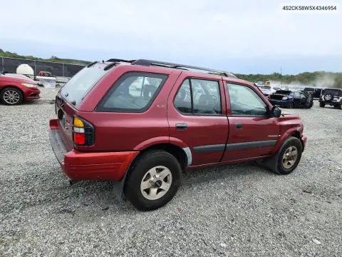 1999 Isuzu Rodeo S VIN 4S2CK58W5X4346954 фото 3