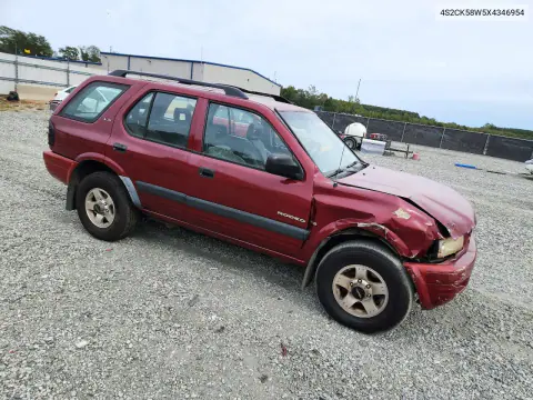 1999 Isuzu Rodeo S VIN 4S2CK58W5X4346954 фото 4