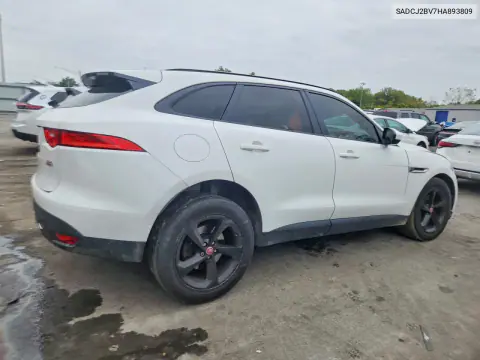 2017 Jaguar F-Pace Premium VIN SADCJ2BV7HA893809 фото 3