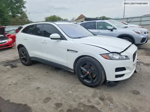2017 Jaguar F-Pace Premium VIN SADCJ2BV7HA893809 фото 4