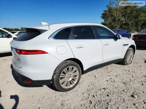 2018 Jaguar F-Pace Portfolio VIN SADCN2EV1JA242827 фото 3