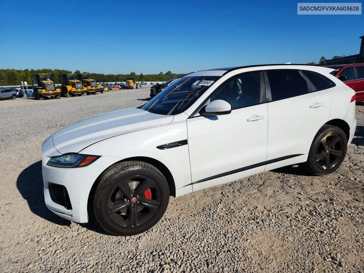 2019 Jaguar F-Pace S VIN SADCM2FVXKA605628 фото 1