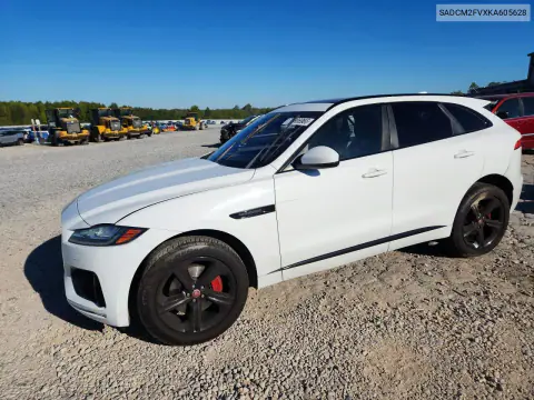 2019 Jaguar F-Pace S VIN SADCM2FVXKA605628 фото 1