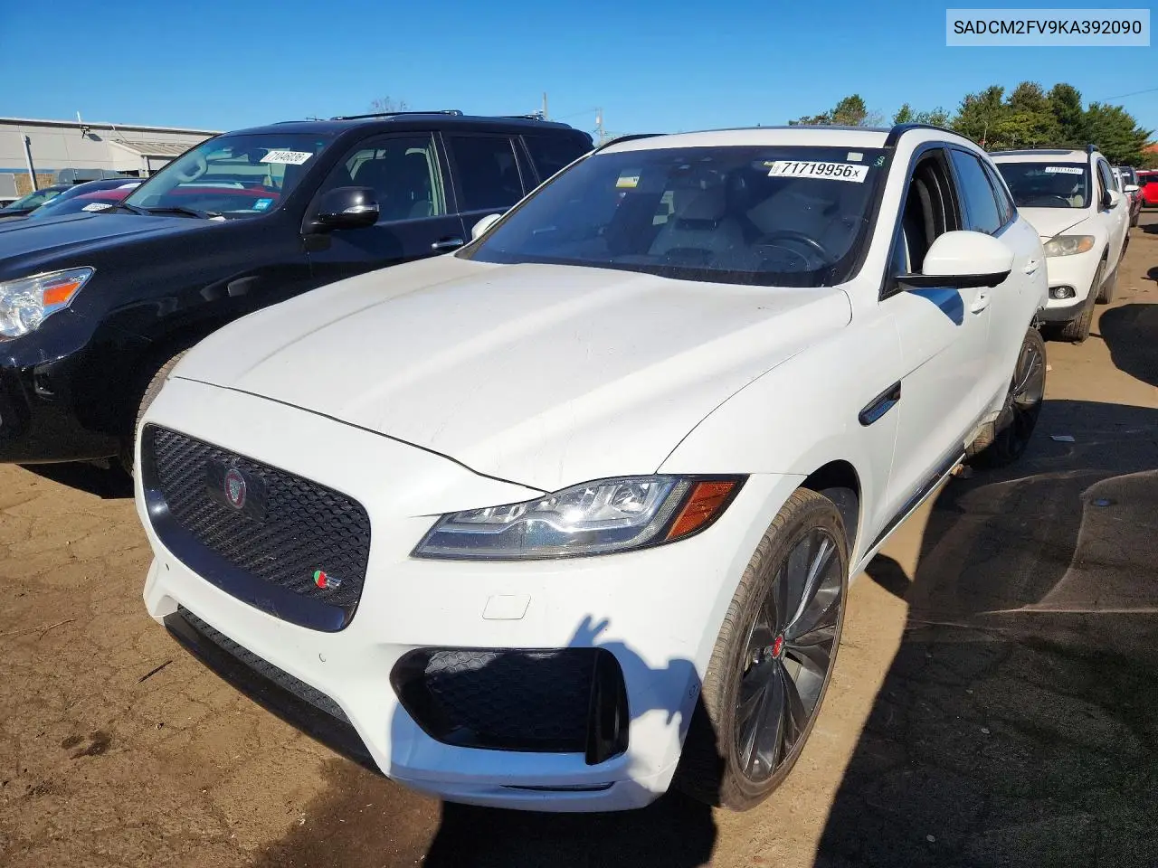2019 Jaguar F-Pace S VIN SADCM2FV9KA392090 фото 1