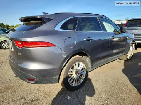 2019 Jaguar F-Pace Prestige VIN SADCK2FN6KA607575 фото 3