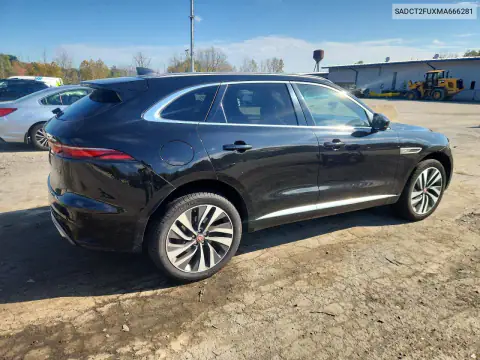 SADCT2FUXMA666281 — 2021 Jaguar F-Pace, фото 3 с аукциона Copart, Мелкие вмятины и царапины
