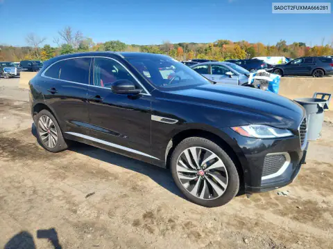 SADCT2FUXMA666281 — 2021 Jaguar F-Pace, фото 4 с аукциона Copart, Мелкие вмятины и царапины