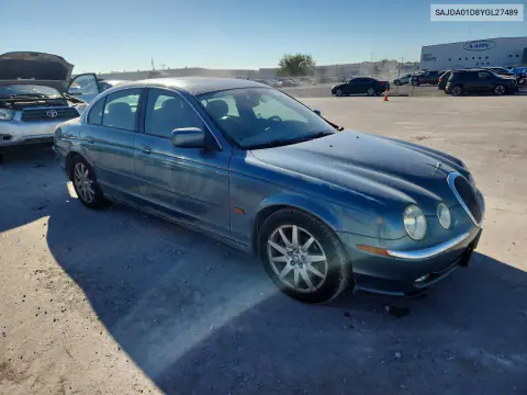 2000 Jaguar S-Type VIN SAJDA01D8YGL27489 фото 4