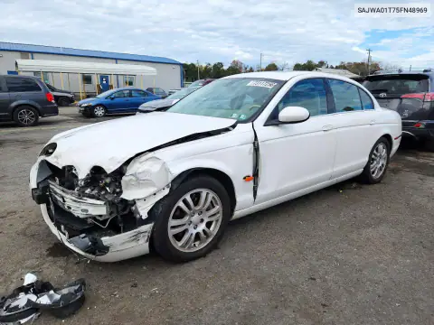 SAJWA01T75FN48969 — 2005 Jaguar S-Type, Передняя часть, фото до ремонта
