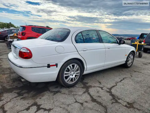 SAJWA01T75FN48969 — 2005 Jaguar S-Type, фото 3 с аукциона Copart, Передняя часть