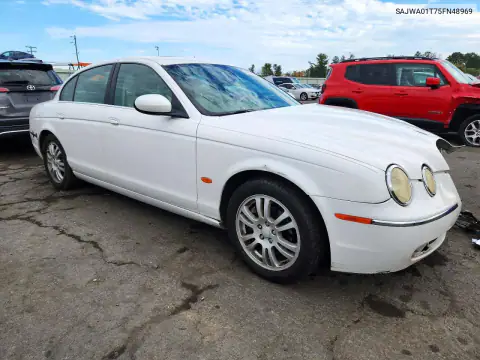 SAJWA01T75FN48969 — 2005 Jaguar S-Type, фото 4 с аукциона Copart, Передняя часть