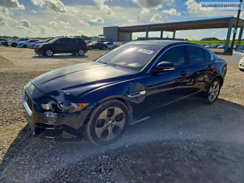 SAJAR4BG5HA949238 — 2017 Jaguar XE, Передняя часть, фото до ремонта