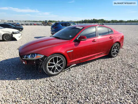 SAJWA0F74F8U69101 — 2015 Jaguar XF, Передняя часть, фото до ремонта