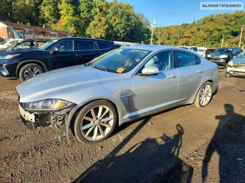 SAJWA0F74F8U68093 — 2015 Jaguar XF, Передняя часть, фото до ремонта
