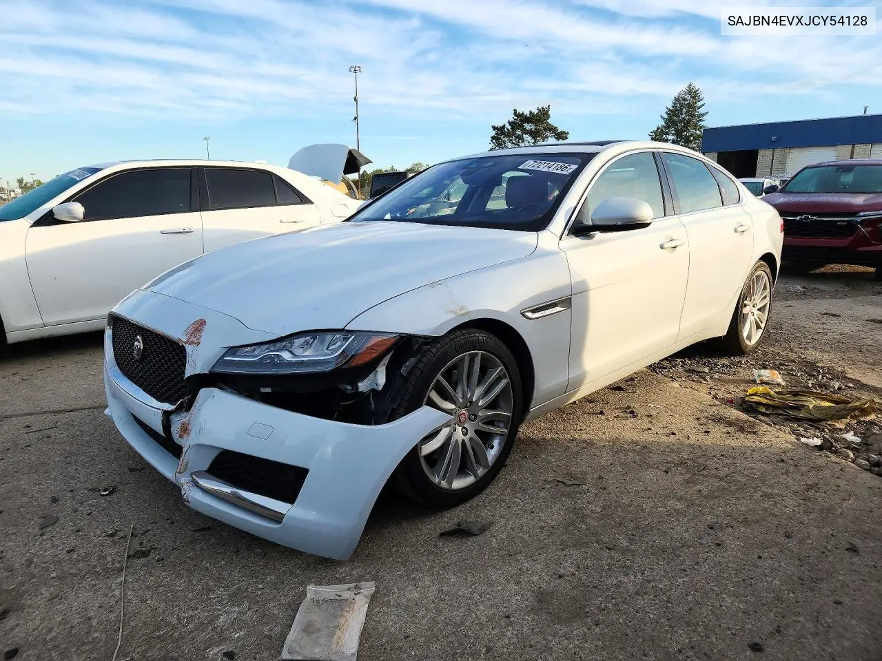 2018 Jaguar Xf Portfolio Le VIN SAJBN4EVXJCY54128 фото 1