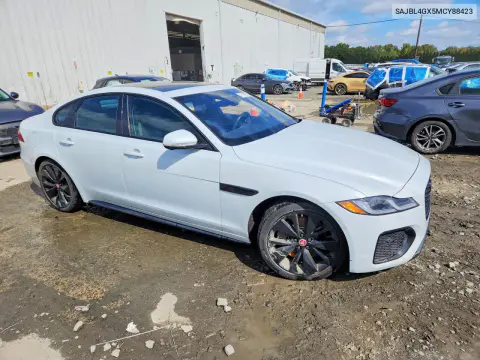 2021 Jaguar Xf R-Dynamic Se VIN SAJBL4GX5MCY88423 фото 4