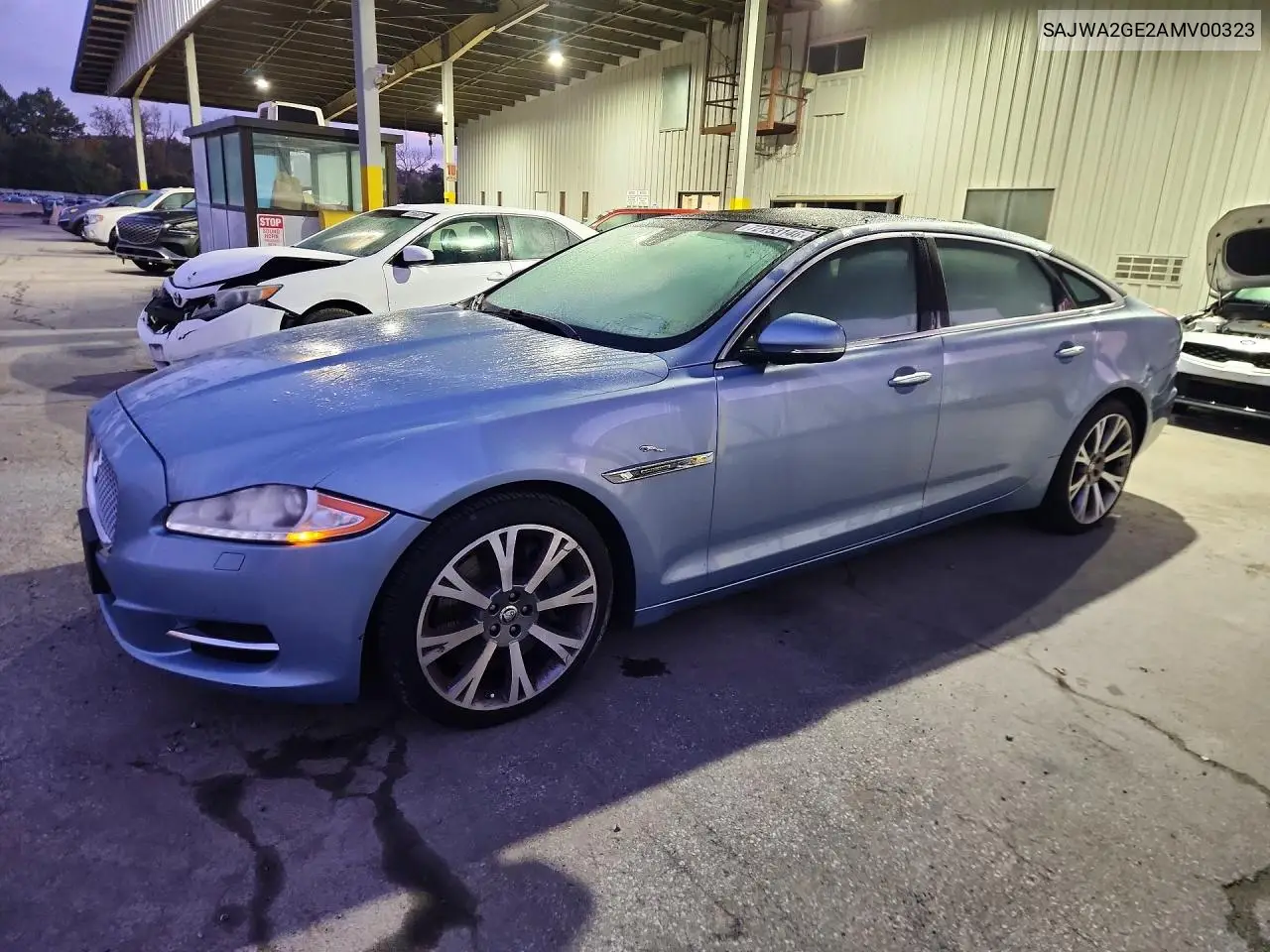 2010 Jaguar Xjl Portfolio VIN SAJWA2GE2AMV00323 фото 1