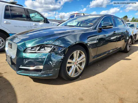 SAJWJ2GD9J8W15274 — 2018 Jaguar XJ, Передняя часть, фото до ремонта