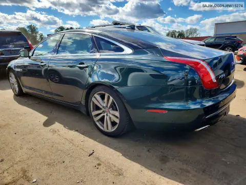 2018 Jaguar Xjl Portfolio VIN SAJWJ2GD9J8W15274 фото 2