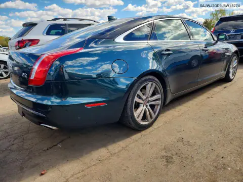 2018 Jaguar Xjl Portfolio VIN SAJWJ2GD9J8W15274 фото 3