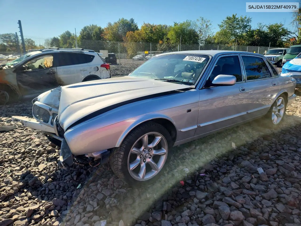 2002 Jaguar Xjr VIN SAJDA15B22MF40979 фото 1