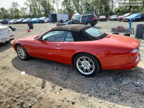 2002 Jaguar Xk8 VIN SAJDA42C82NA28085 фото 2