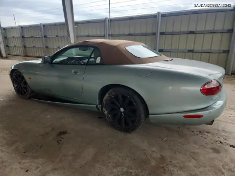 2005 Jaguar Xk Xk8 VIN SAJDA42C552A43343 фото 2
