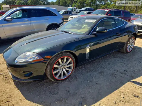 SAJWA43B585B21119 — 2008 Jaguar XK, Передняя часть, фото до ремонта
